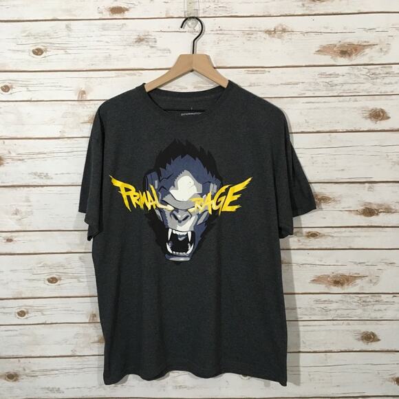 Lootcrate Overwatch Rampage Graphic Print Tee - Gray - Large - Picture 4 of 6